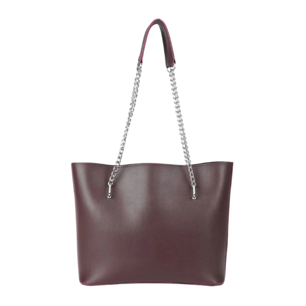 Maroon Tote Hand Bag - Image 1