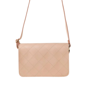 Crossbody Handbag for Women – Peach Color with Magnetic Flap Closure