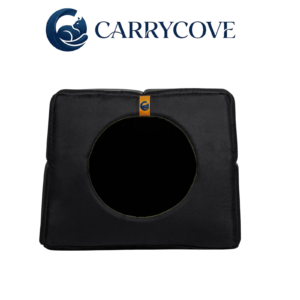 Carrycove 2-in-1 Modern Cat Bed – Convertible Cave & Open Bed